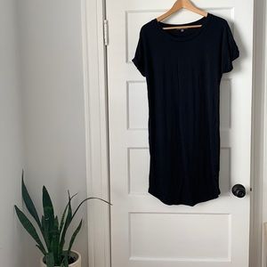 Threads 4 Thought Black T-Shirt Dress